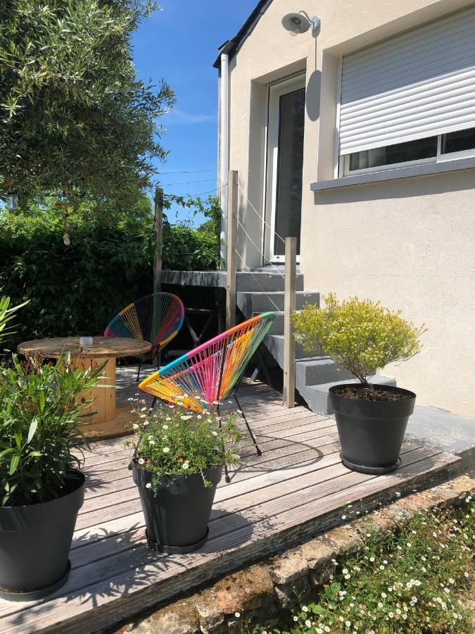 Chambre D'Hotes Golf Du Morbihan Plougoumelen Exteriér fotografie